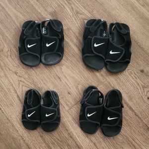 Nike Kids Black Sandals